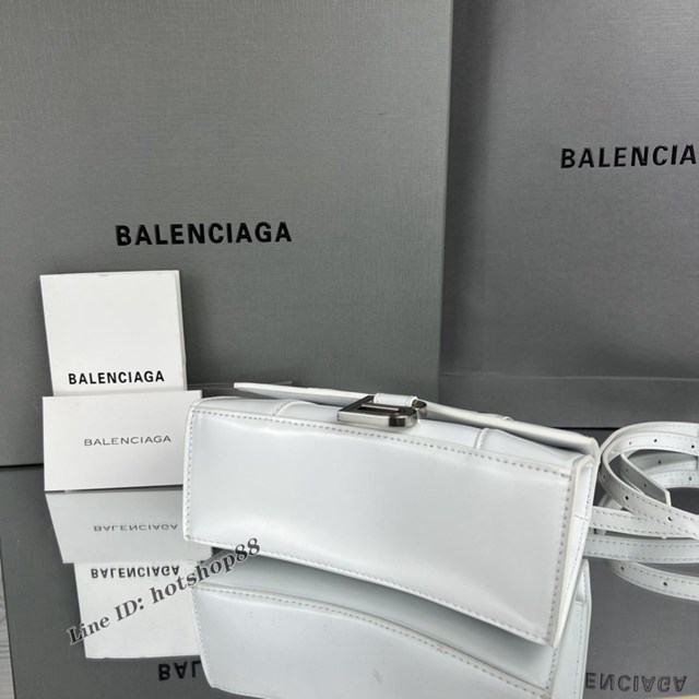 Balenciaga專櫃爆款新色mini號鱷魚紋大紅色沙漏包 巴黎世家Hourglass沙漏包 fyj1954